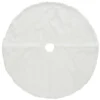 National Tree Company 52" General Store Collection White Faux Fur Tree Skirt