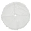 National Tree Company 52" General Store Collection White High Pile Tree Skirt