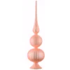 National Tree Company 15" Pink Glass Christmas Tree Topper