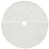 National Tree Company 48" General Store Collection White Faux Fur Tree Skirt