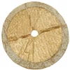 National Tree Company 48" Yuletide Glam Collection Metallic Gold Tree Skirt