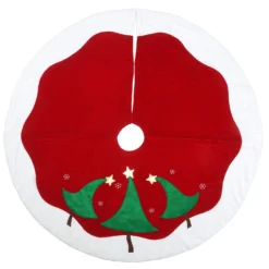 National Tree Company 48" General Store Collection Red And White Tree Skirt