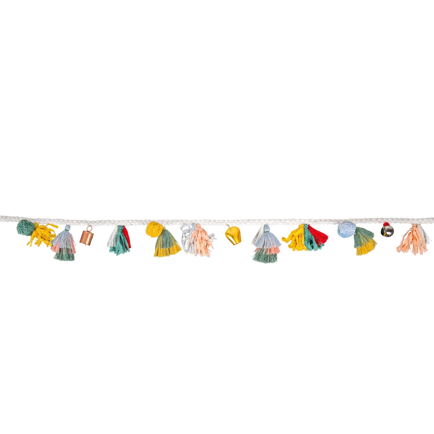National Tree Company 72" HGTV Home Collection Multicolor Boho Garland - Image 5
