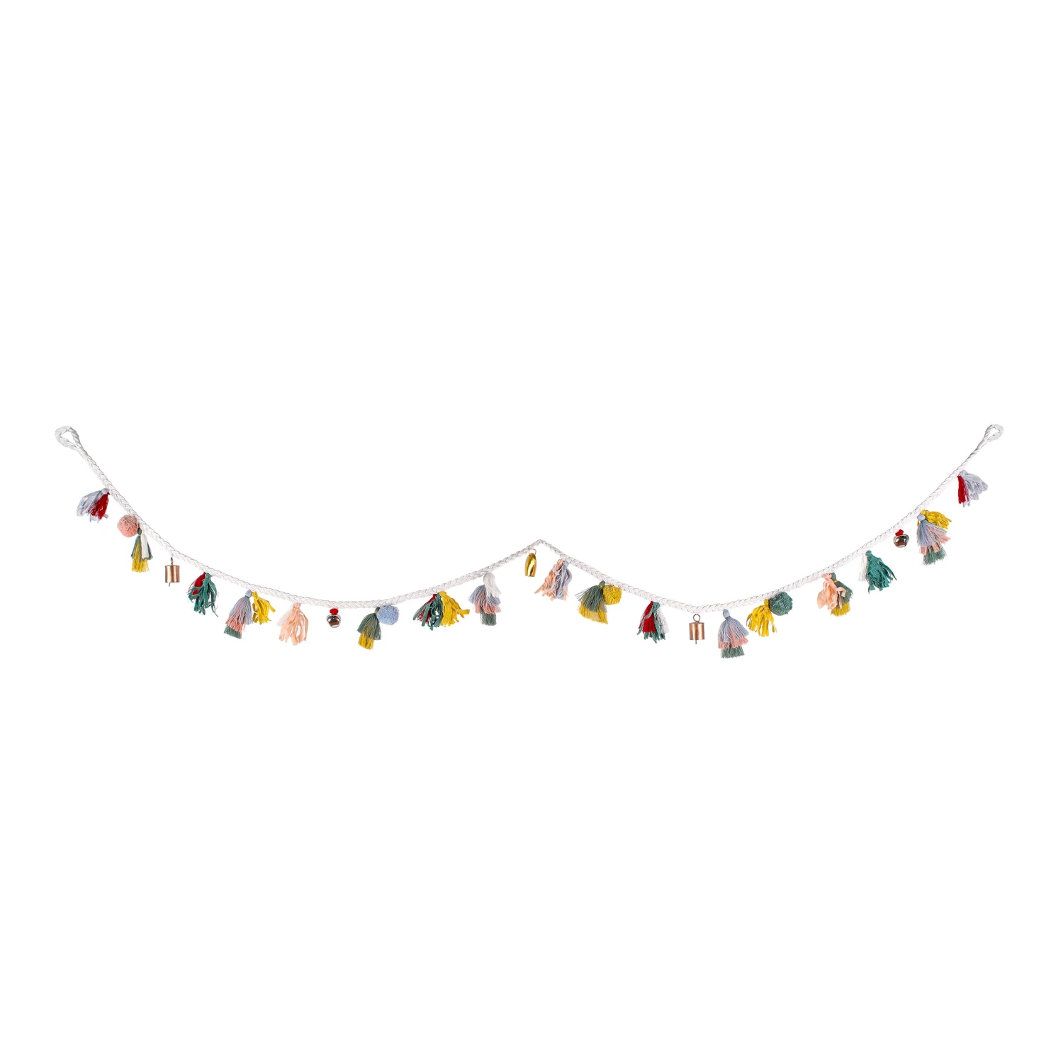 National Tree Company 72" HGTV Home Collection Multicolor Boho Garland - Image 6