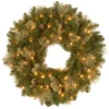 National Tree Company Artificial Christmas Wreath, Green, Carolina Pine, Decorated With Pine Cones, Christmas Collection, 30 Inches