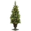 National Tree Company 45 Ft Carolina Pine Entrance Tree With Battery Operated LED Lights