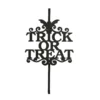 National Tree Company Halloween Metal Wreath Hanger, Black, 'Trick Or Treat', 19 Inches