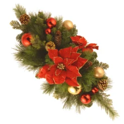 National Tree Company 30in Decorative Collection Home For The Holidays Centerpiece