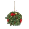 National Tree Company, 16" Christmas Vienna Waltz Decorated Kissing Ball, 50 Warm White LED Lights- Battery Operated With Remote Control