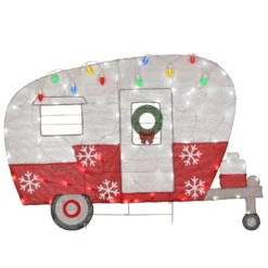 National Tree Company 32" Pre-Lit Christmas Camper