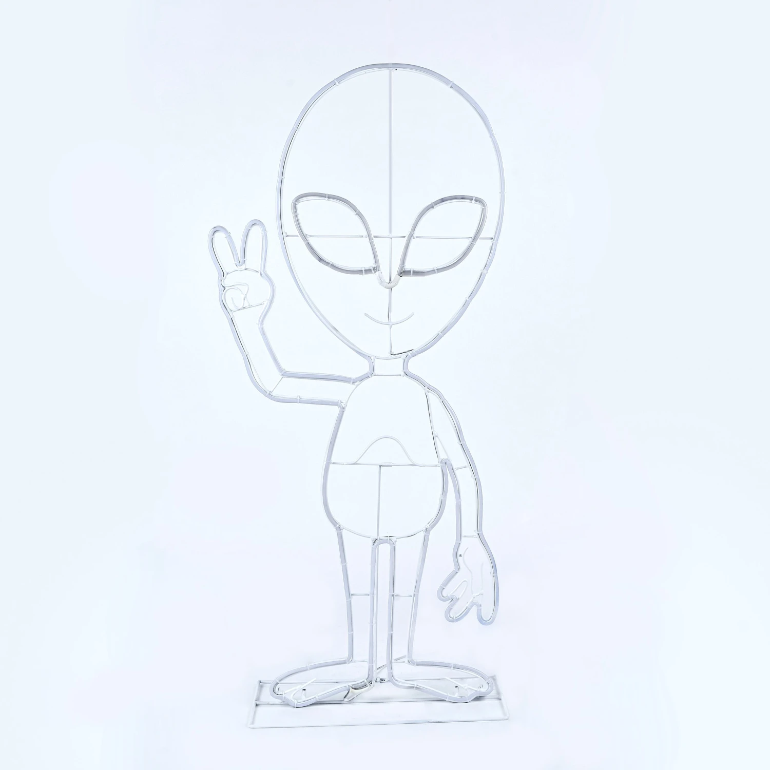 National Tree Company Halloween Hanging Neon Style Sign, Green, 'Unwelcome', LED Lights, Plug In, 40 Inches