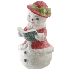 National Tree Company Smiling Snow Woman, White, Christmas Collection, 12 Inches