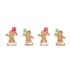 National Tree Company Four Piece First Traditions Gingerbread Cookie Card Holders