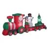 National Tree Company Inflatable Holiday Train, LED Lights, Plug In, Christmas Collection, 16 Feet