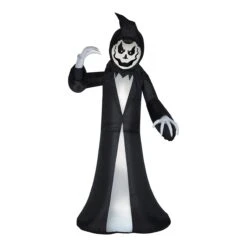 National Tree Company Halloween Inflatable Animated Reaper, 9.5 Feet