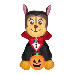 National Tree Company Halloween Inflatable Decoration, Black, Chase From Paw Patrol, Self Inflating, Plug In, 38 Inches