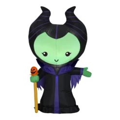 National Tree Company Halloween Inflatable Decoration, Black, Maleficient, Self Inflating, Plug In, 42 Inches