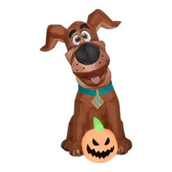 National Tree Company Halloween Inflatable Decoration, Brown, Scooby Doo, Self Inflating, Plug In, 42 Inches