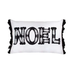 National Tree Company 22" HGTV Home Collection Embroidered NOEL Christmas Pillow