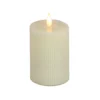 National Tree Company 3x7 HGTV Home Collection Flameless Georgetown Pillar Candle, Ivory