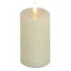 National Tree Company 5x11 HGTV Home Collection Flameless Georgetown Pillar Candle, Ivory