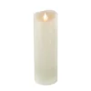 National Tree Company 3accx9 HGTV Home Collection Flameless Heritage Pillar Candle, Ivory