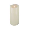 National Tree Company 5x11 HGTV Home Collection Flameless Heritage Pillar Candle, Ivory