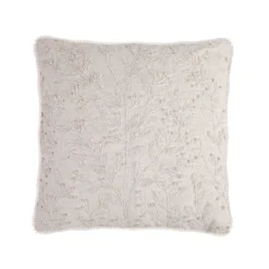 National Tree Company 18" HGTV Home Collection White Boho Christmas Pillow