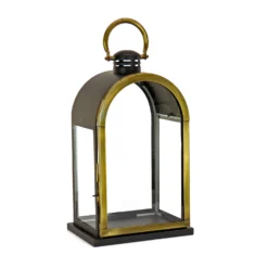 National Tree Company 22" HGTV Home Collection Antique Bronze Dome Lantern, Large