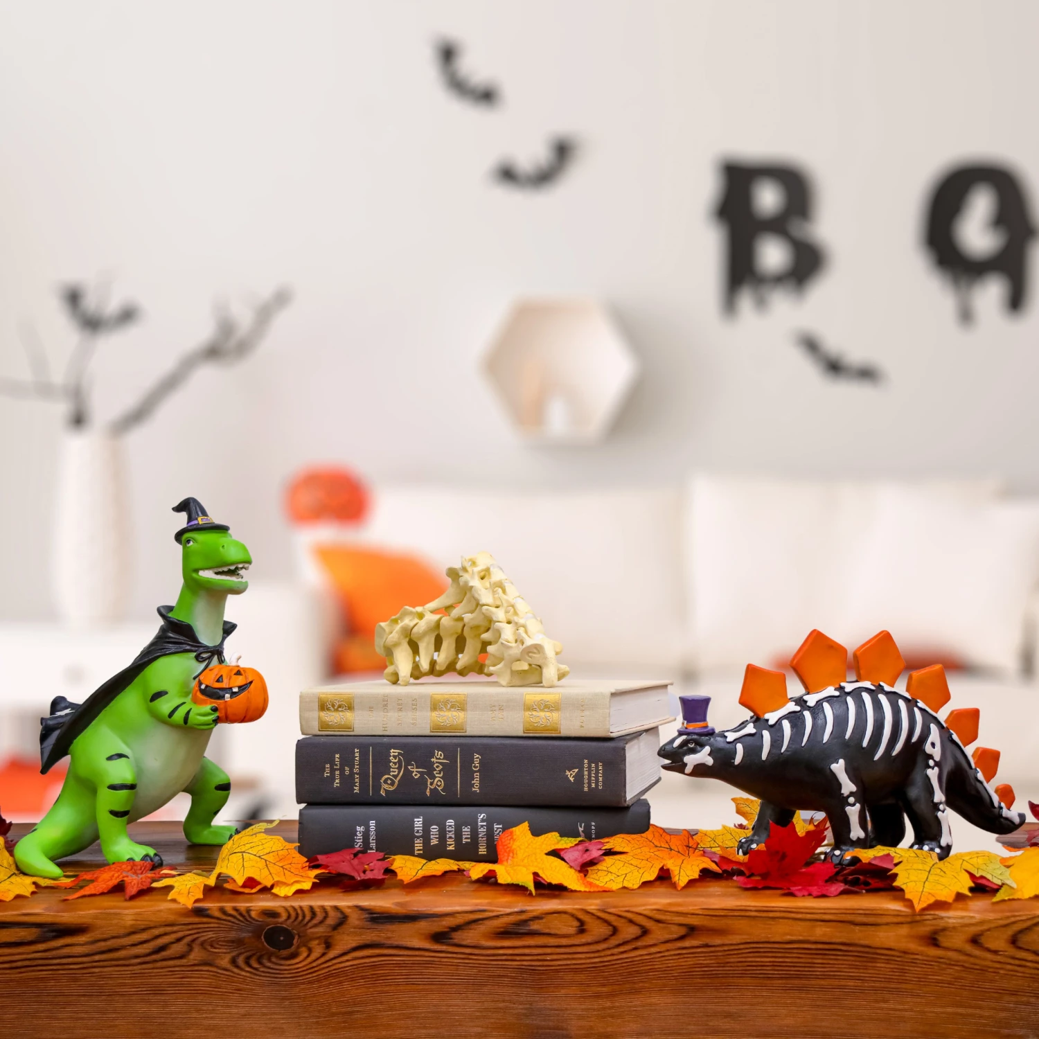 National Tree Company Halloween Tabletop Decoration, Green, T Rex, 10 Inches - Image 2