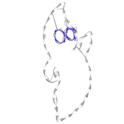 National Tree Company Hallowen Lighted Sign Decoration, White, Friendly Ghost, LED Lights, Plug In, 31 Inches