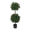 National Tree Company 46" Boxwood Double Ball Topiary In Nursery Pot