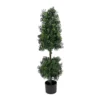National Tree Company 4 Ft. Boxwood Cone And Ball Topiary In Nursery Pot