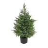 National Tree Company 3 Ft. Cypress Tree With Multi-Function LED Lights