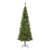 National Tree Company First Traditions Pre-Lit Artificial Linden Spruce Christmas Tree, Warm White LED Lights, Plug In, 7.5 Ft