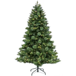 National Tree Company 7 Ft Pre-Lit Montreal Pine Tree With LED Lights