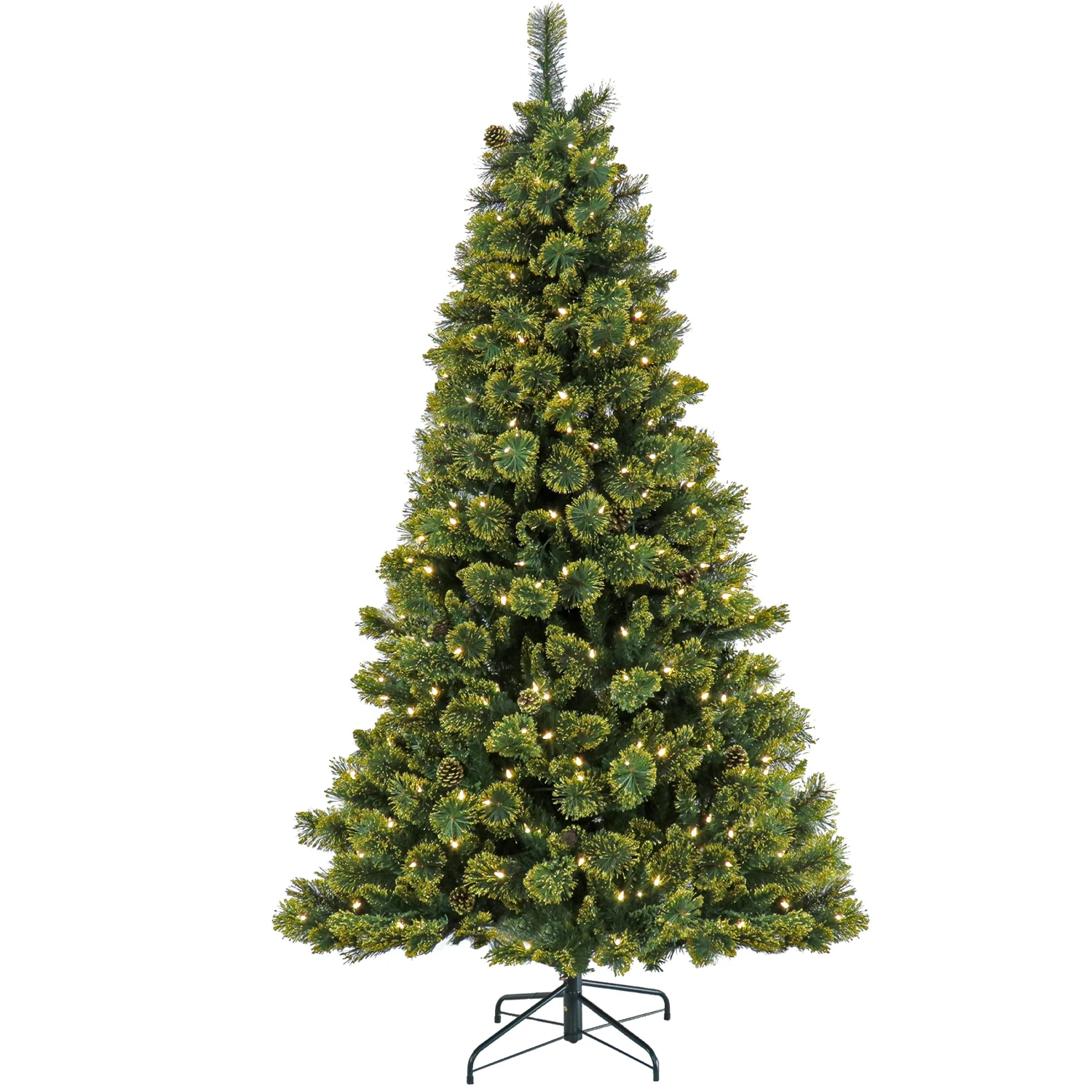National Tree Company 7 Ft Pre-Lit Maine Pine Tree With LED Lights