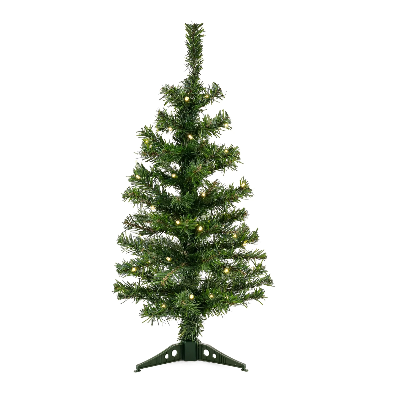 National Tree Company 2 Ft Mavis Spruce Tree With LED Lights