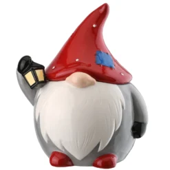 National Tree Company 8" Round Ceramic Winter Gnome