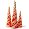 National Tree Company Pre-Lit Sisal Cone Assortment