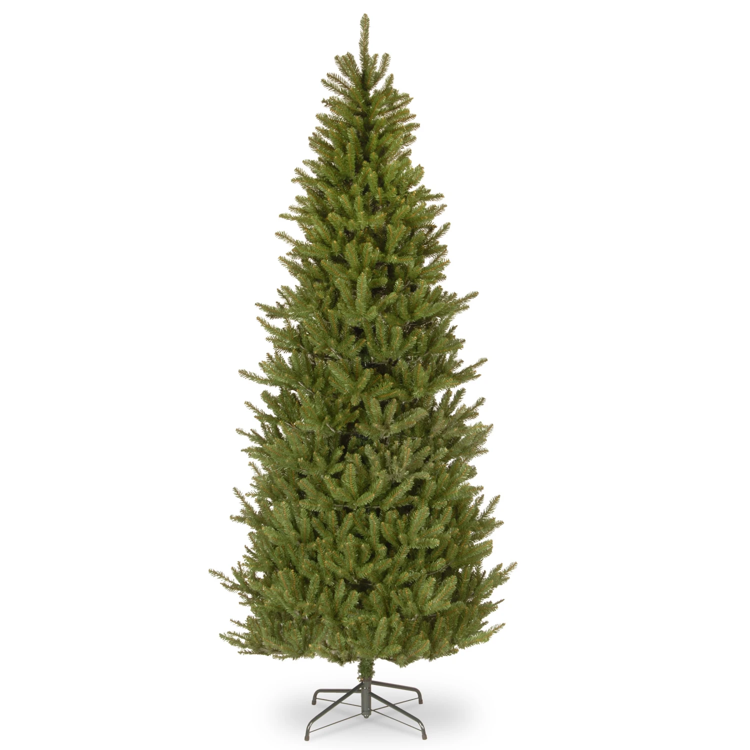 National Tree Company Artificial Slim Christmas Tree, Green, Natural Fraser Fir, Includes Stand, 9 Feet