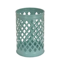 National Tree Company National Outdoor Living Lantern Candleholder, Gossamer Green, Modern Design And Finish, 12 Inches