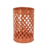National Tree Company National Outdoor Living Lantern Candleholder, Pastel Orange, Modern Design And Finish, 12 Inches