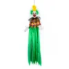 National Tree Company Halloween Pre Lit Animated Scary Hanging Clown, Green, Sound Activated, LED Lights, Battery Operated, 39 Inches
