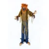 National Tree Company Halloween Pre Lit Animated Werewolf, Brown, Sound Activated, LED Lights, Battery Operated, 63 Inches