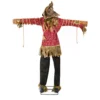 National Tree Company Halloween Pre Lit Animated Spooky Scarecrow, Brown, Sound Activated, LED Lights, Plug In, 76 Inches