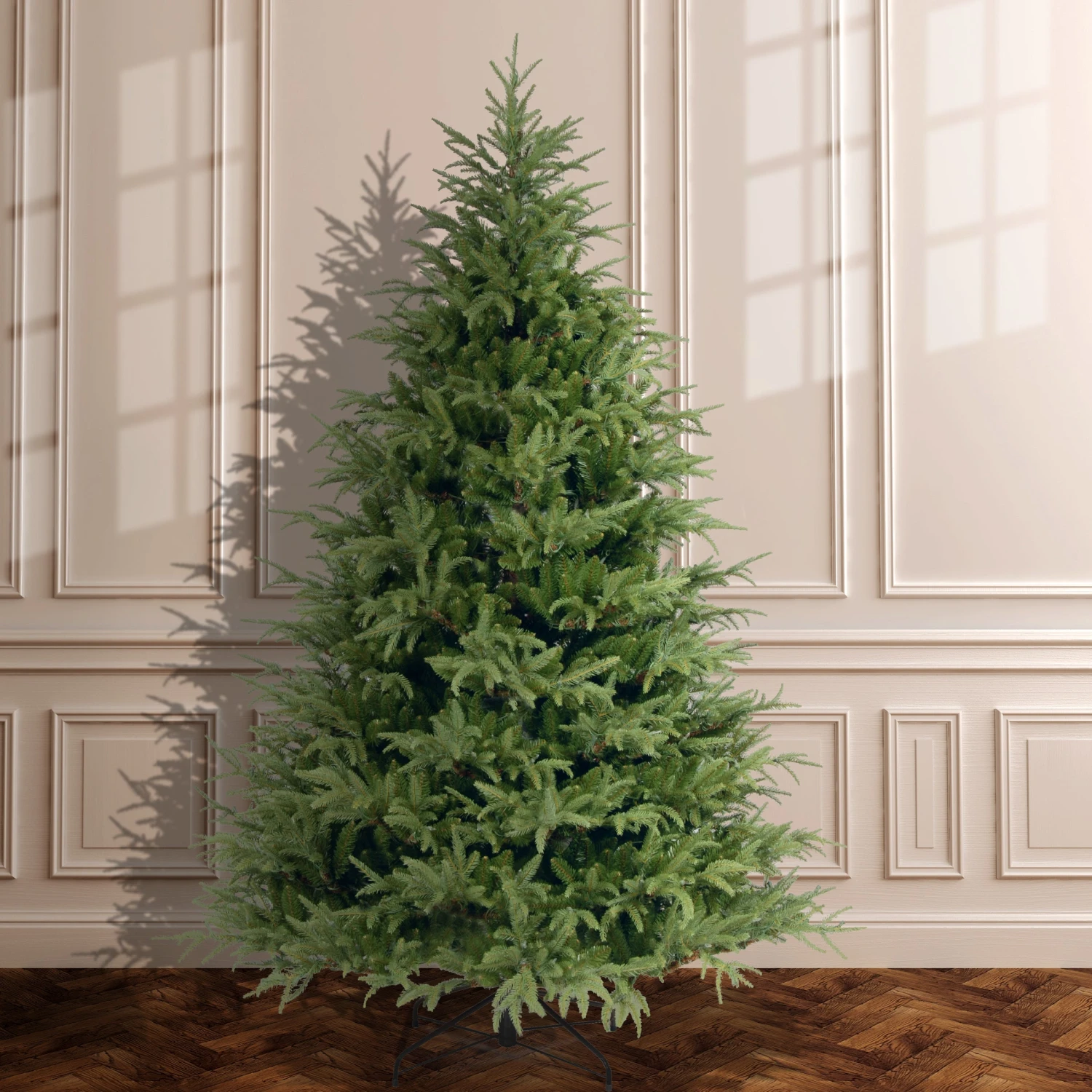 National Tree Company 'Feel Real' Artificial Full Christmas Tree, Green, Frasier Grande, Includes Stand, 7 Feet - Image 2