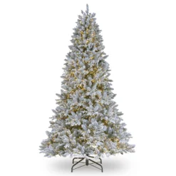 National Tree Company 6.5 Ft Iceland Fir Tree With Clear Lights