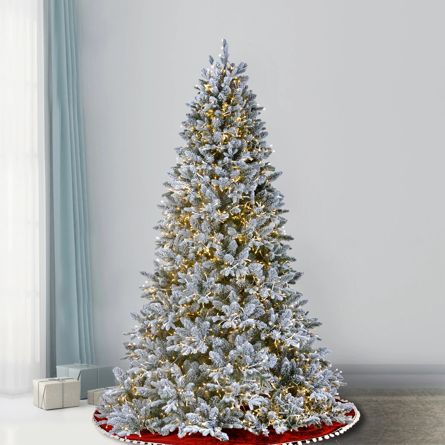 National Tree Company 6.5 Ft Iceland Fir Tree With Clear Lights - Image 2