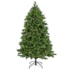 National Tree Company Artificial Rockport Christmas Tree, Pre-Lit With PowerConnect Dual Colored LED Lights, Plug In, 6.5 Ft